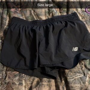 New Balance Black Athletic Shorts